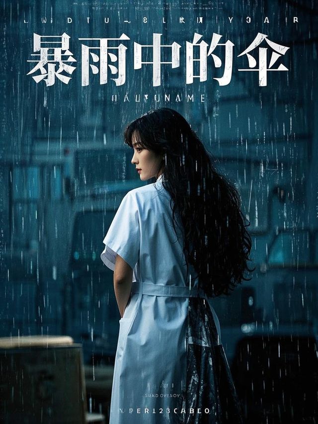 暴雨中的伞封面