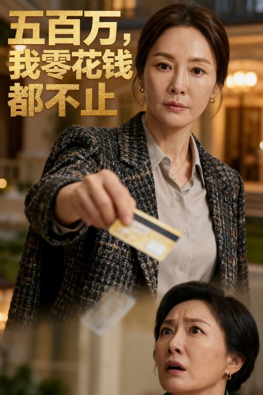五百万,我零花钱都不止封面