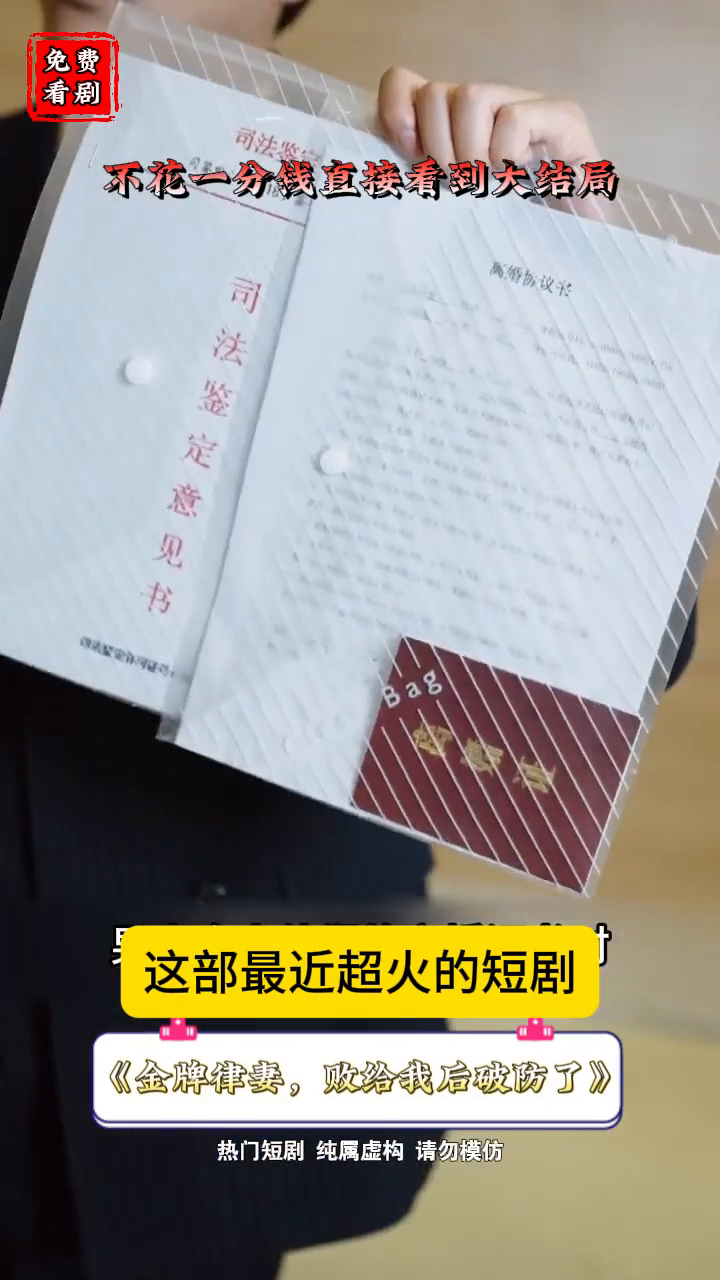 金牌律妻,败给我后破防了封面