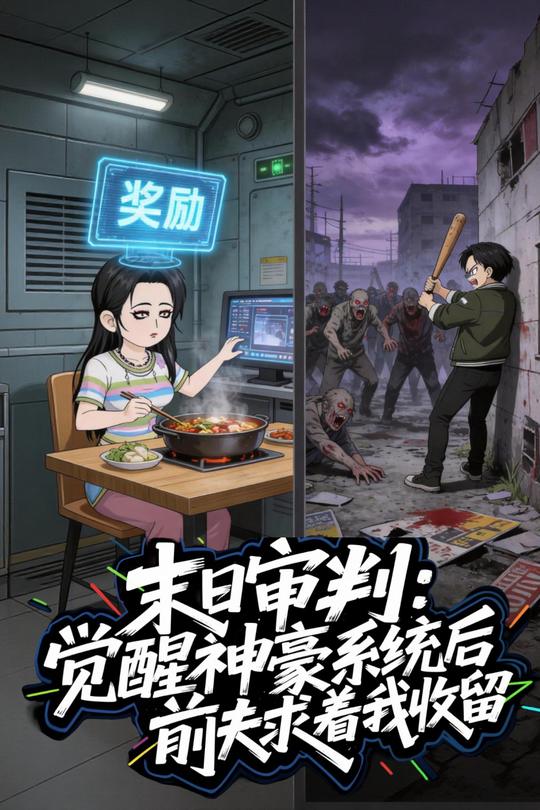 末日审判:觉醒神豪系统后,前夫求着我收留封面