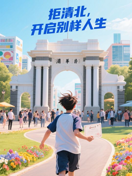 拒清北,开启别样人生封面