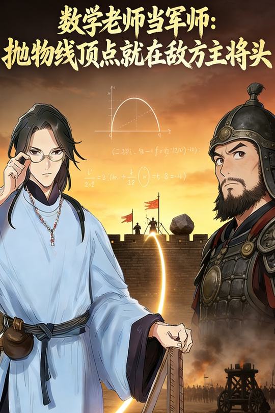 数学老师当军师:抛物线顶点就在敌方主将头封面