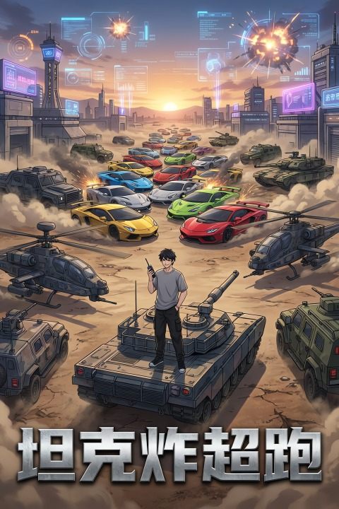 坦克炸超跑封面