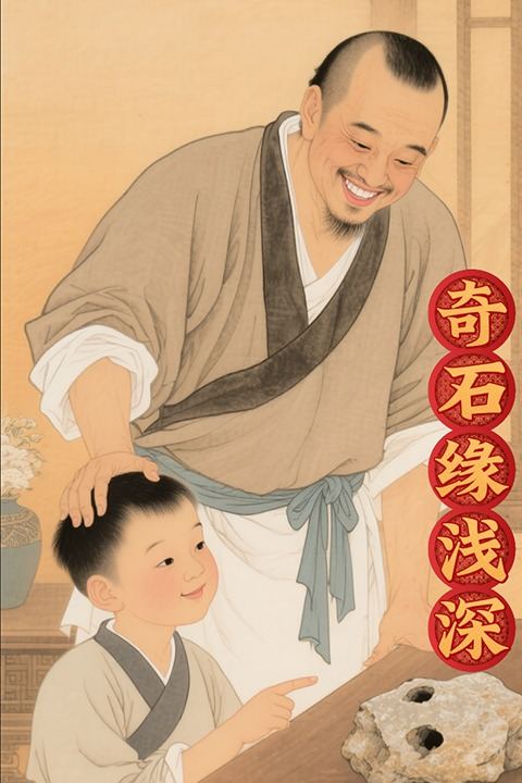 奇石缘浅深封面