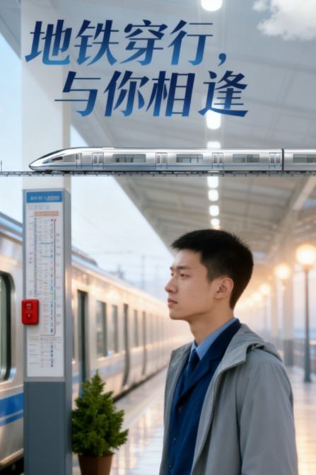地铁穿行,与你相逢封面