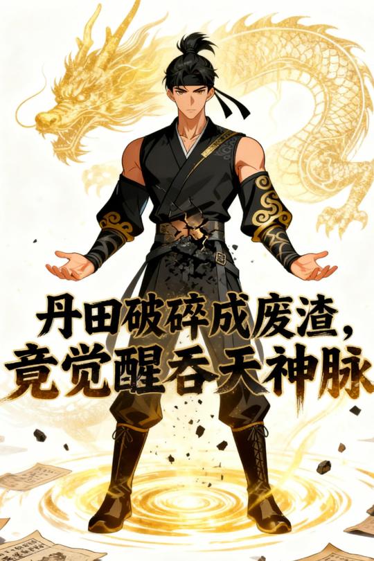 丹田破碎成废渣,竟觉醒吞天神脉封面