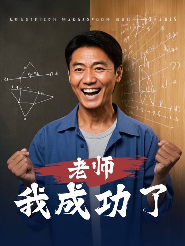老师我成功了封面