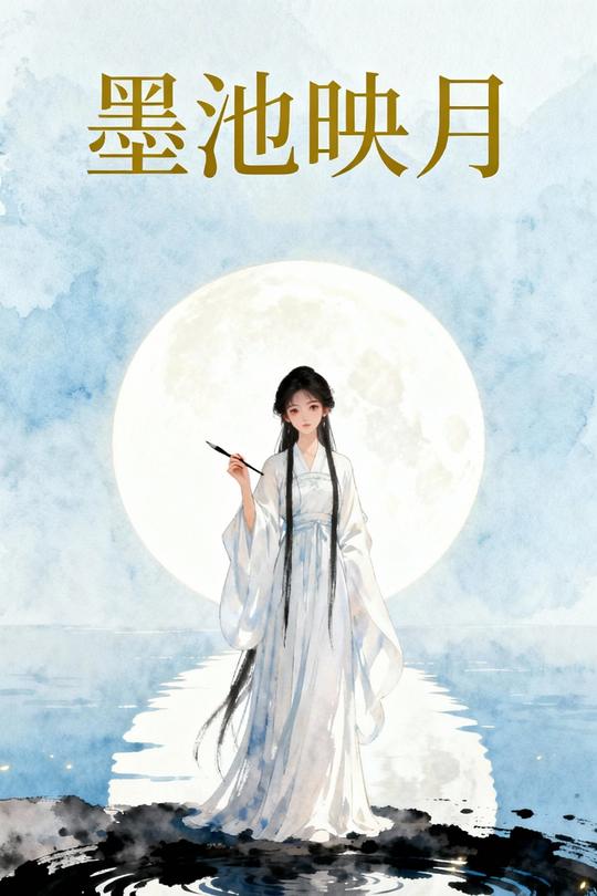 墨池映月封面