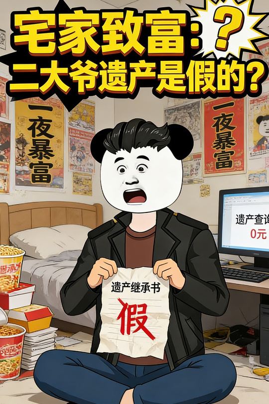 宅家致富:二大爷遗产是假的?封面