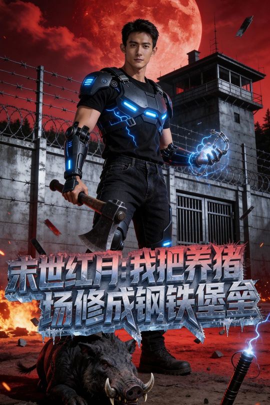 末世红月：我把养猪场修成钢铁堡垒封面