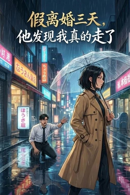 假离婚三天,他发现我真的走了封面