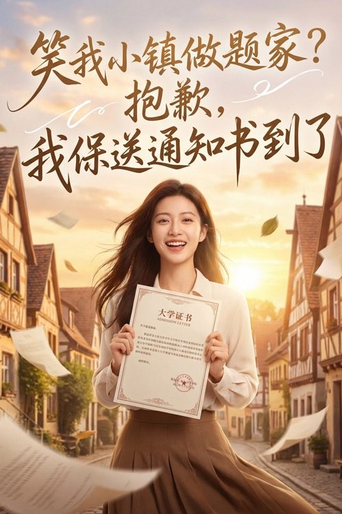 笑我小镇做题家?抱歉,我保送通知书到了封面