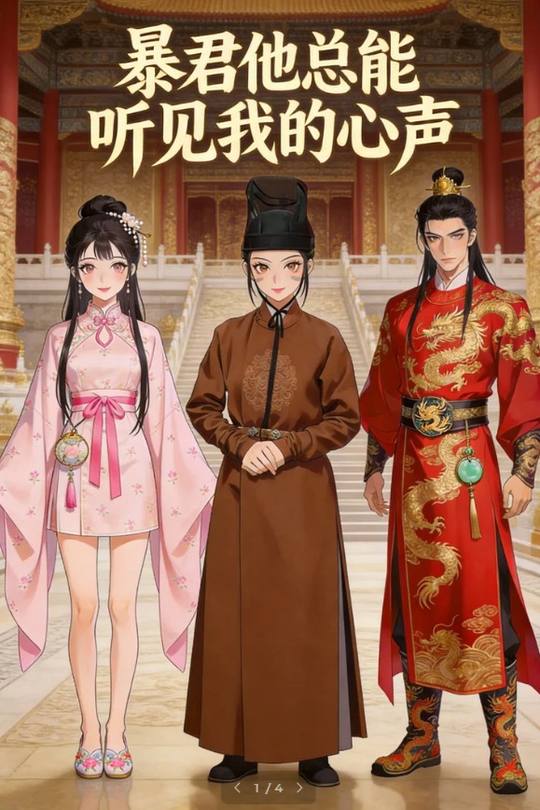 暴君他总能听见我的心声封面