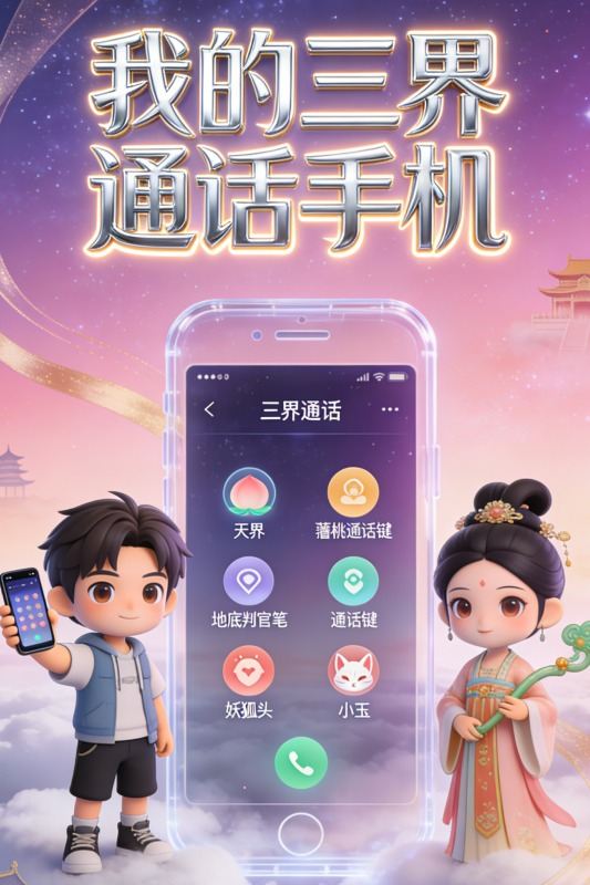 我的三界通话手机封面