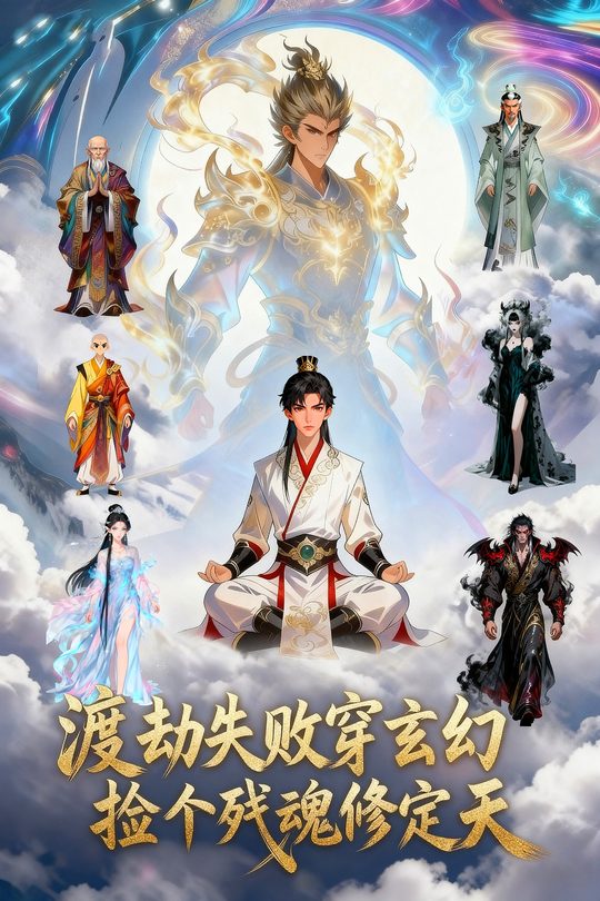 渡劫失败穿玄幻捡个残魂修定天封面