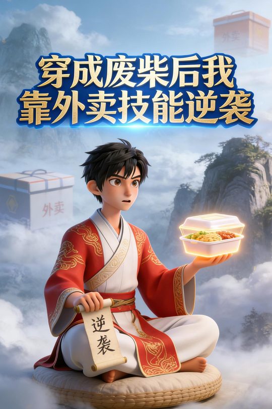 穿成废柴后我靠外卖技能逆袭封面