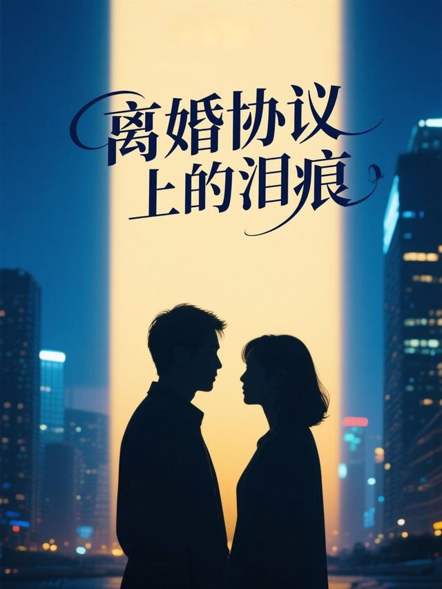 离婚协议上的泪痕封面