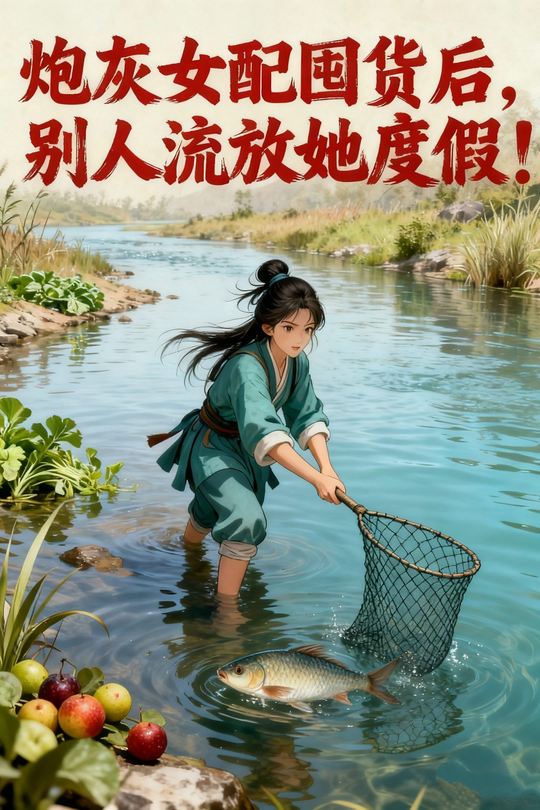 炮灰女配囤货后,别人流放她度假!封面