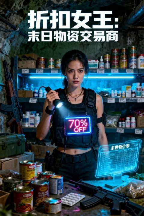折扣女王:末日物资交易商封面
