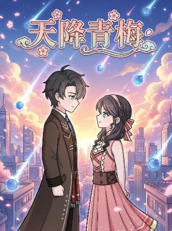 天降青梅。封面