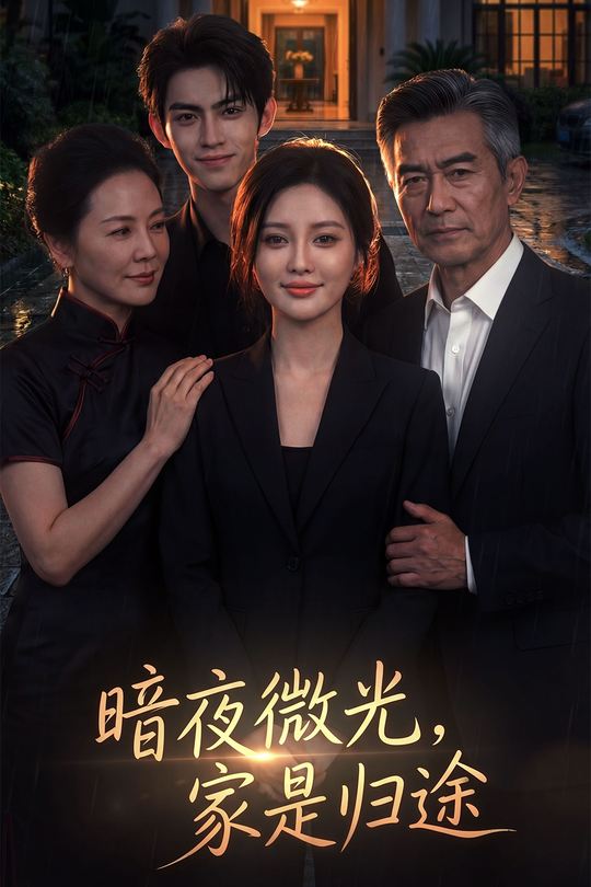 暗夜微光,家是归途封面