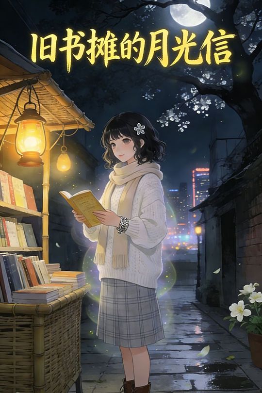 旧书摊的月光信封面