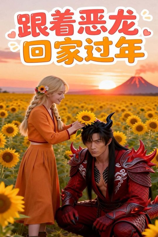 跟着恶龙回家过年封面