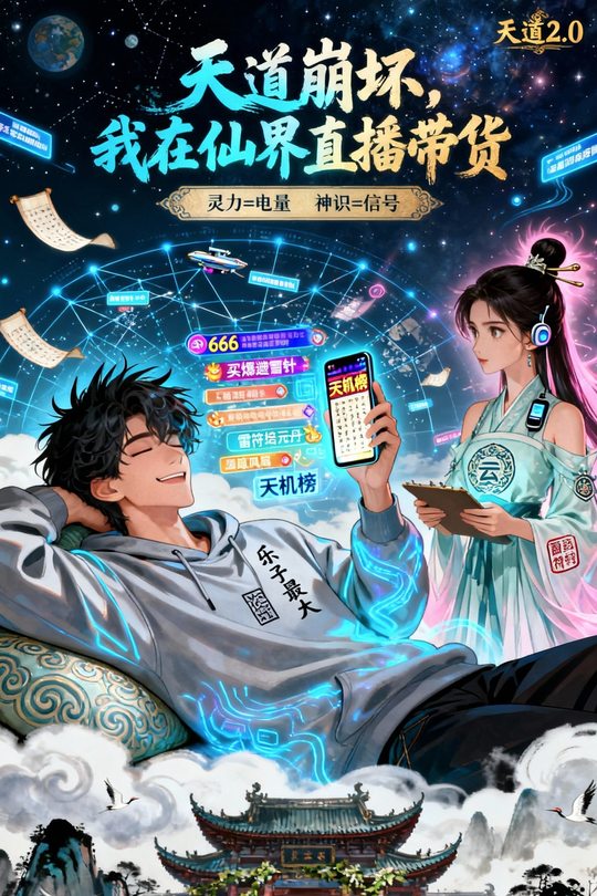 天道崩坏,我在仙界直播带货封面