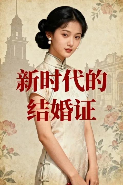 新时代的结婚证封面