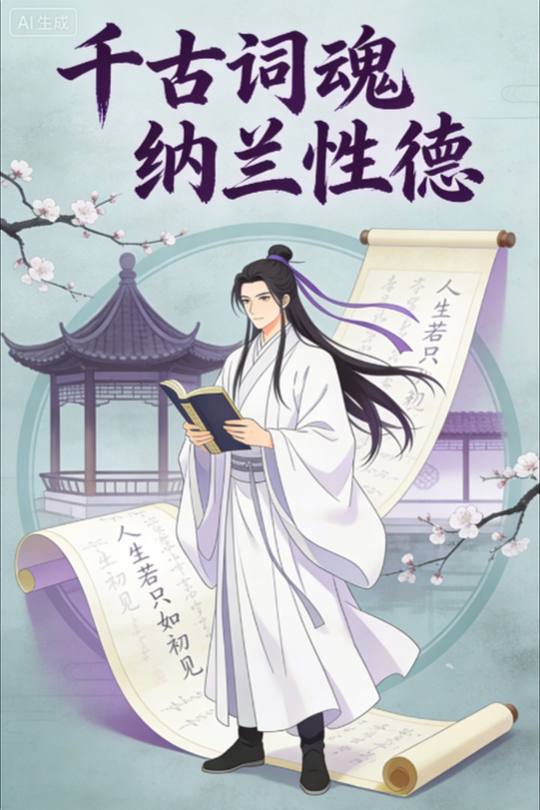 千古词魂纳兰性德封面