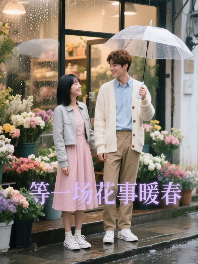 等一场花事暖春封面
