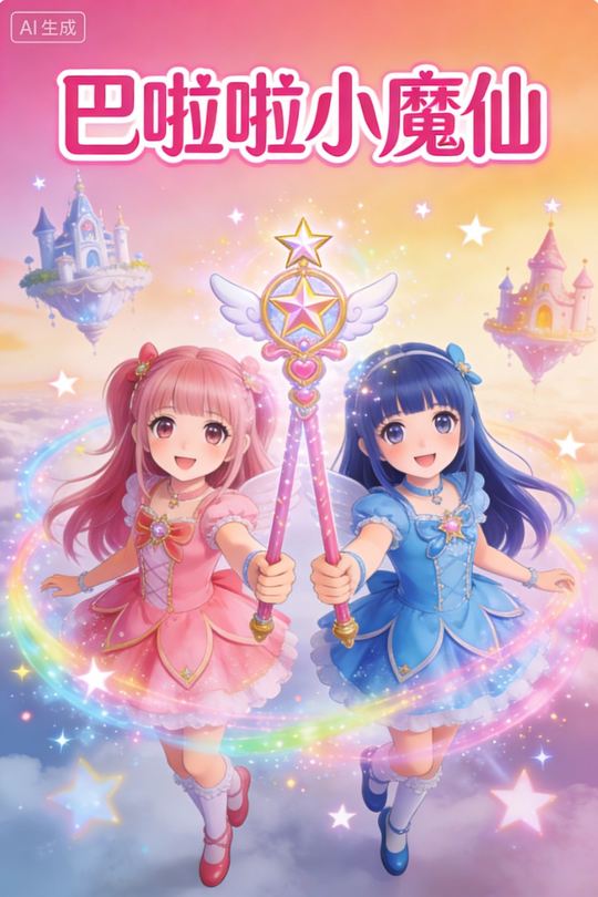 巴啦啦小魔仙。封面