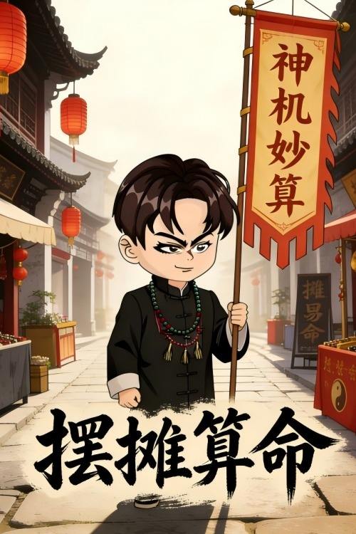 摆摊算命封面