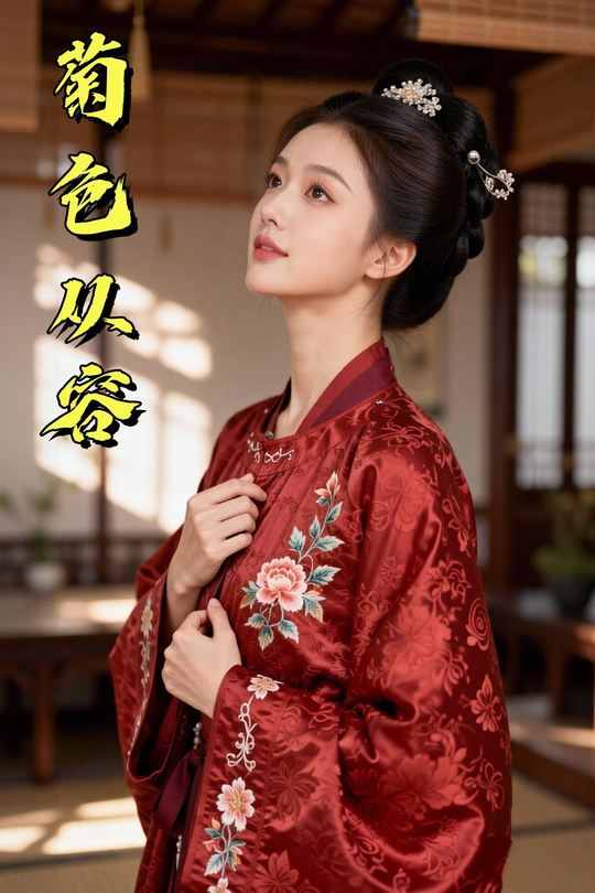 菊色从容封面