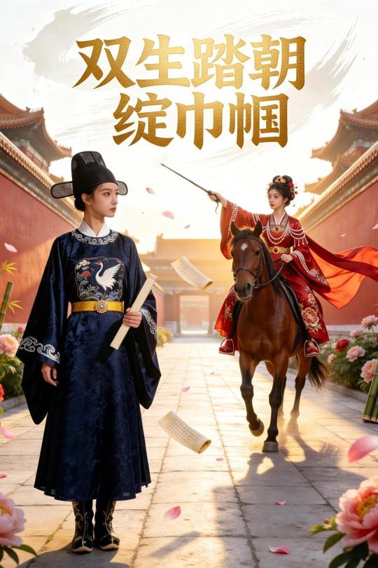 双生踏朝绽巾帼封面