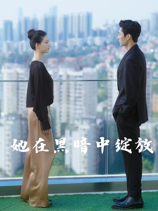 她在黑暗中绽放封面