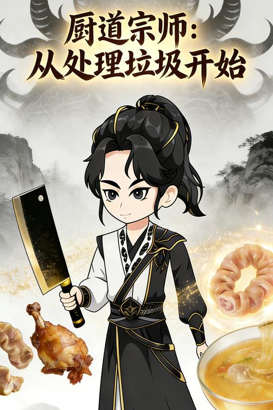 厨道宗师,从处理垃圾开始封面