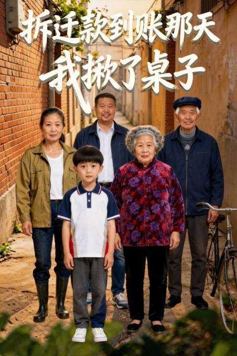 拆迁款到账那天,我掀了桌子封面