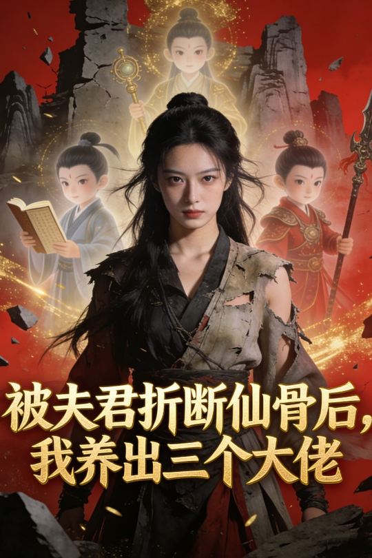 被夫君折断仙骨后，我养出三个大佬封面
