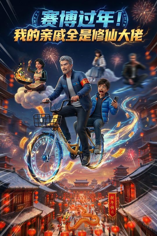 赛博过年!我的亲戚全是修仙大佬封面