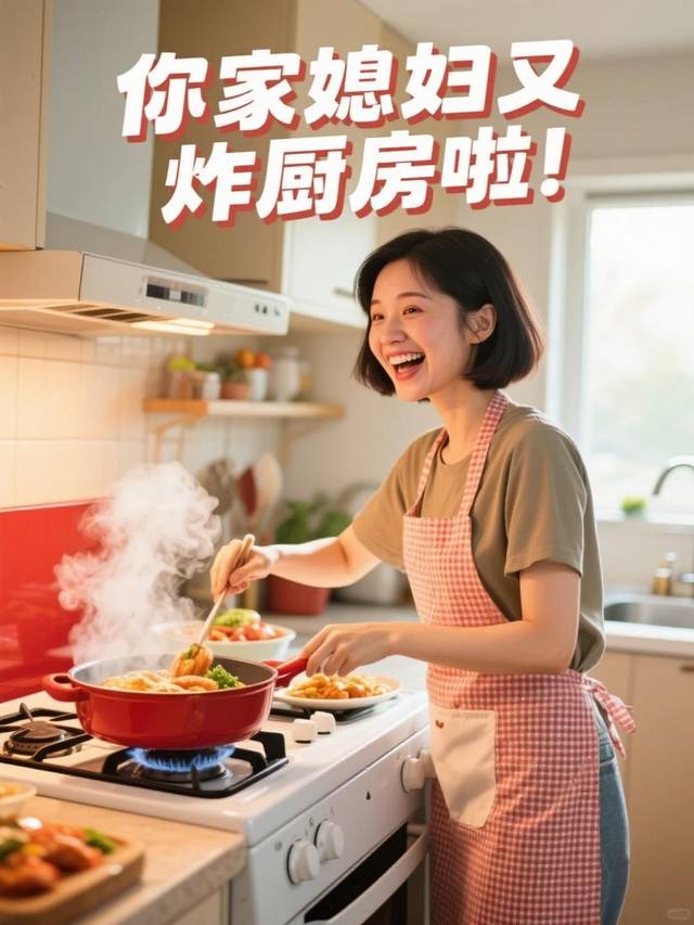 你家媳妇又炸厨房啦!封面