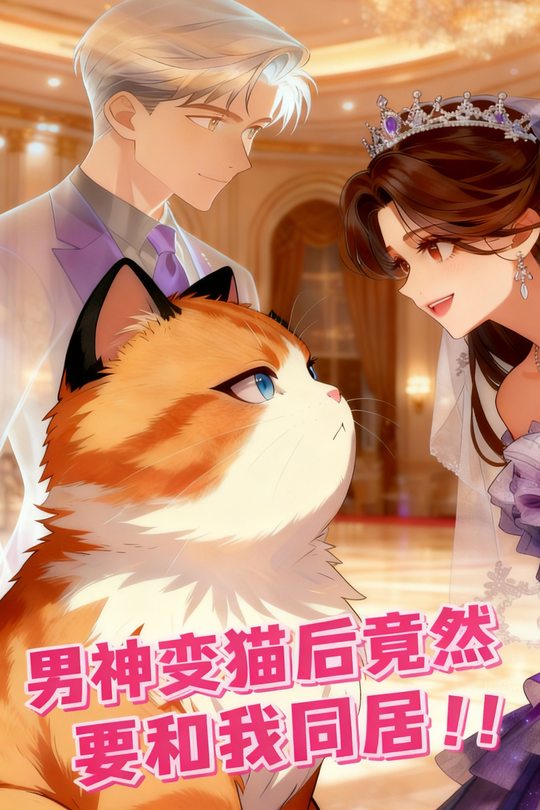 男神变猫后居然要和我同居!!封面