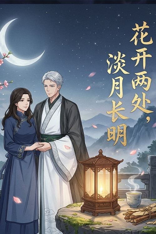 花开两处,淡月长明封面