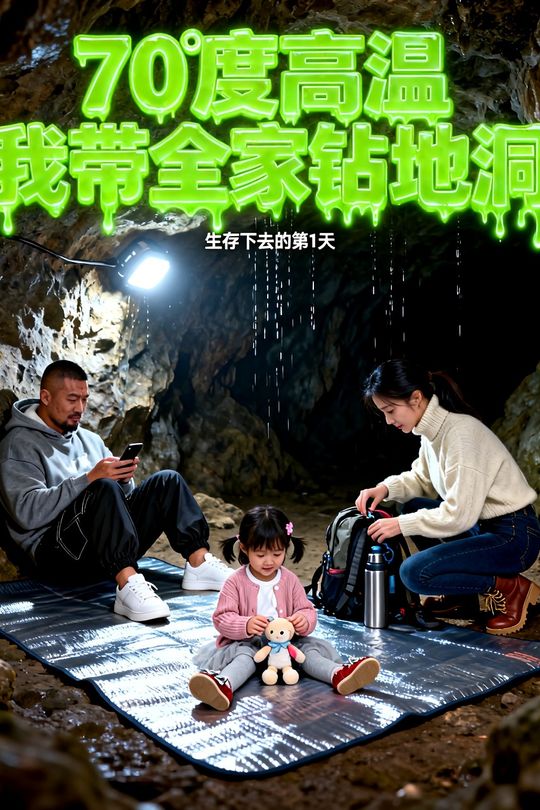 70度高温我带全家钻地洞封面