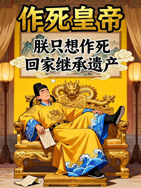作死皇帝:朕只想作死回家继承遗产封面