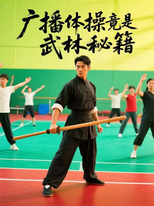 广播体操竟是武林秘籍封面