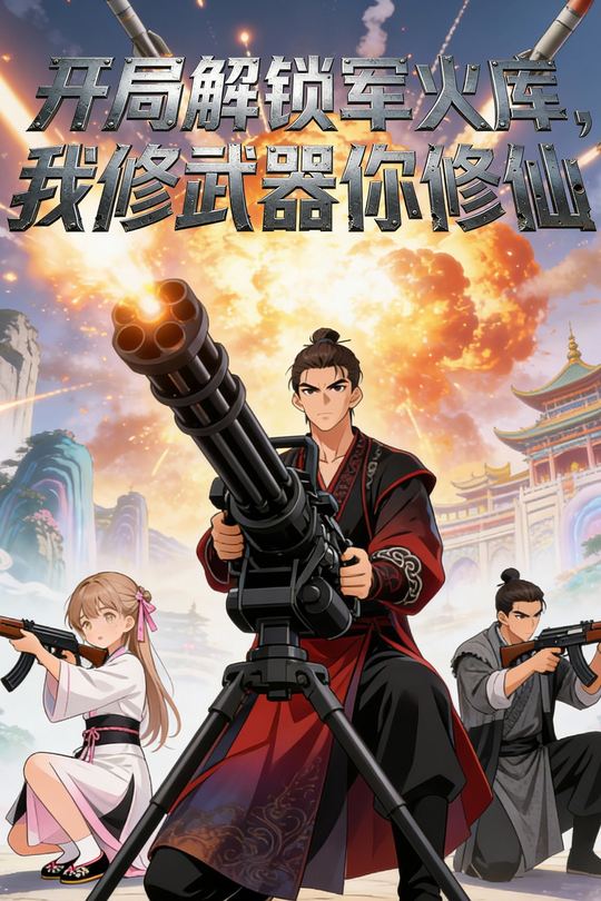 开局解锁军火库,我修武器你修仙封面