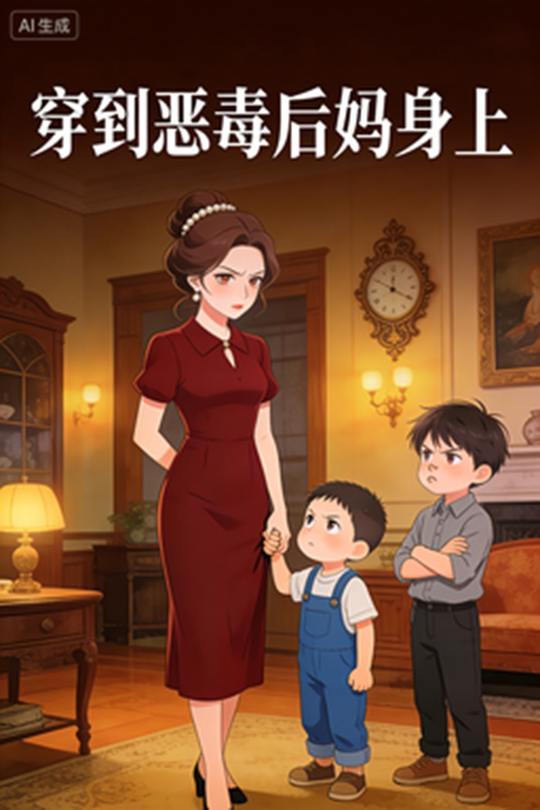 穿到恶毒后妈身上封面