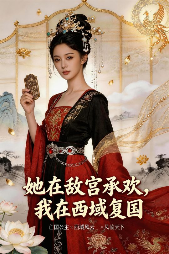 她在敌宫承欢,我在西域复国封面