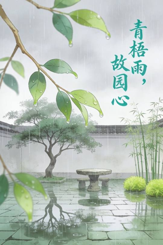 青梧雨,故园心封面